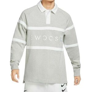 Nike Long Sleeve Rugby Polo Swoosh